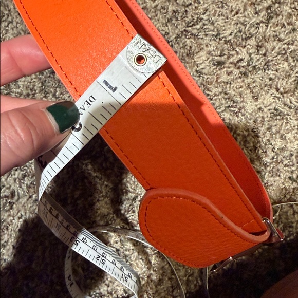 2000s Dolce & Gabbana Orange Leather Belt main image 14